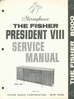 Fisher PRESIDENT-8-8000 - Service Manual1